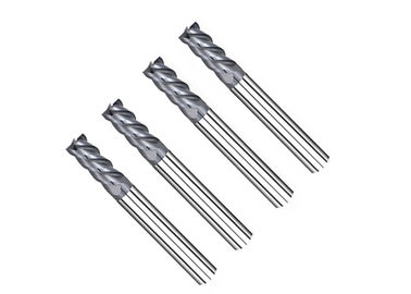 High Hardness Carbide End Mill Cutter / High Speed Steel Milling Cutters