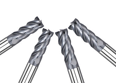 HRC68° Flat 4 Flute Carbide End Mill Wysoka prędkość Wysoka twardość Długa żywotność